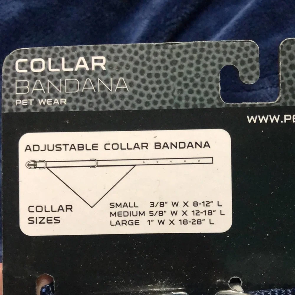NFL Chargers Los Angeles Dog Collar Bandana Sz Med - Picture 4 of 4